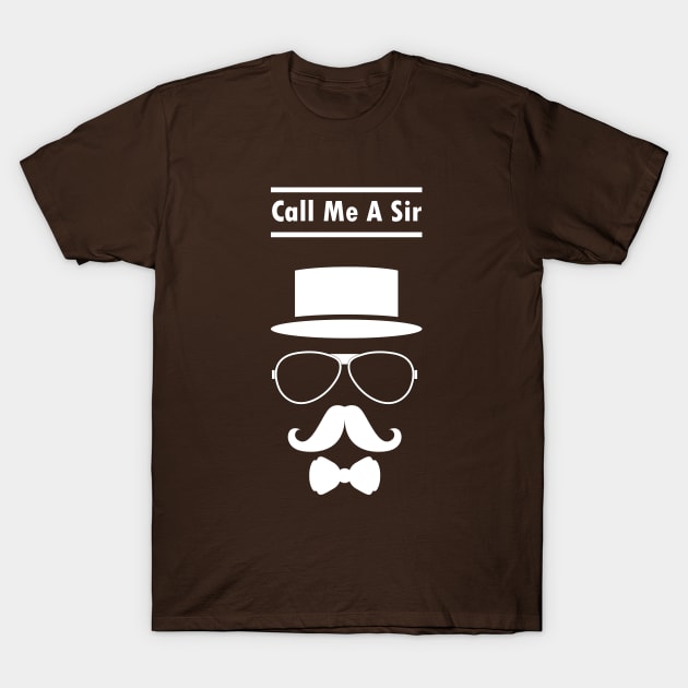 Call Me A Sir Luttrell Anjunadeep Mustache Ideology Handlebar Mustache T-Shirt by rjstyle7